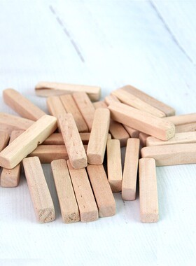 打磨木条树枝装饰diy幼儿园手工创意制作仿真木段木棍防腐实木