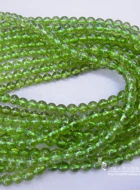 诚福天然橄榄石水晶手链