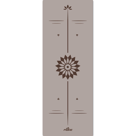 Противоскользящий резиновый коврик для йоги из искусственной кожи очень экономичен.