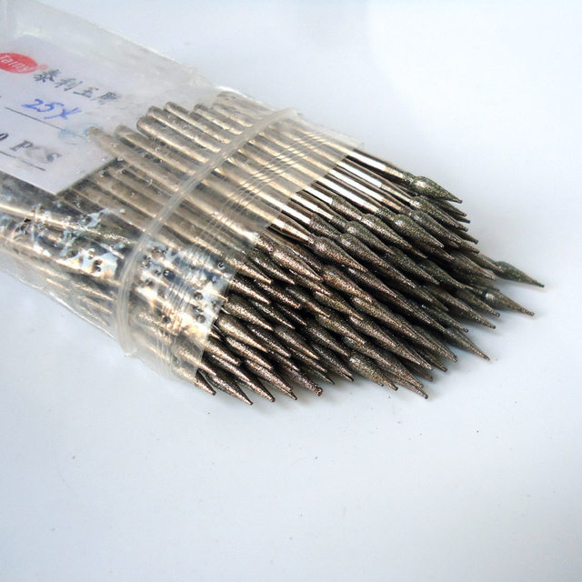 A whole pack of torch drip jade carving and polishing tools