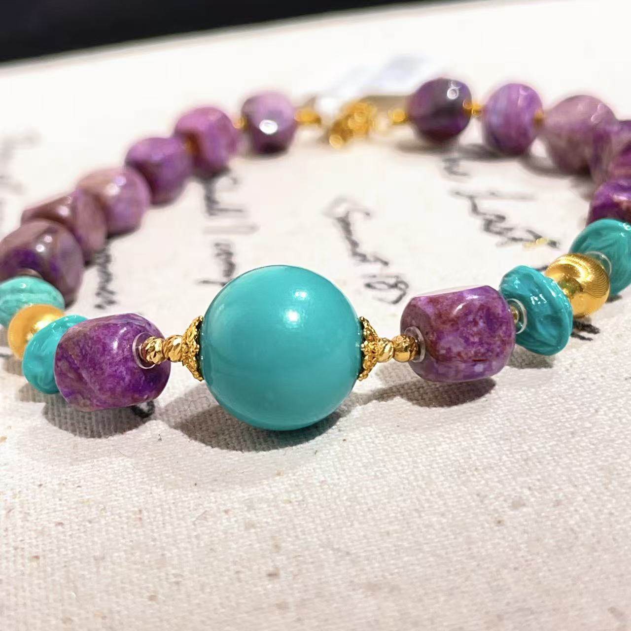 南非舒俱来桃红魔方绿松手链18K/16cm（初樱）AZB10708,淘宝优惠券,粉丝福利购,淘宝优惠卷