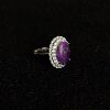 South Africa Shuklai Royal Purple Cabochon Ring