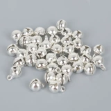 Медный рождественский колокольчик, подвеска, браслет ручной работы, набор материалов, аксессуар для сумки, 100 шт, поделки ручной работы