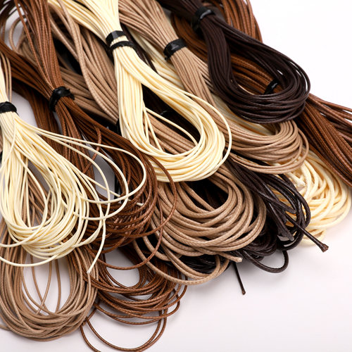 1mm韩国蜡线绳彩色手工编织diy饰品配件蜡绳文玩手链项链挂绳皮绳 - 图1