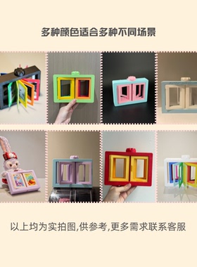 结婚照展示拍立得旋转相册摆台创意惊喜求婚表白毕业季生日礼物