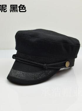 出游平顶帽男女蕾丝冬季