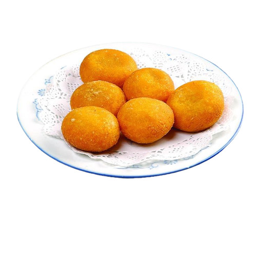 安井奶黄南瓜饼美食网红油炸小吃半成品粤式早茶点心甜点12个 - 图3