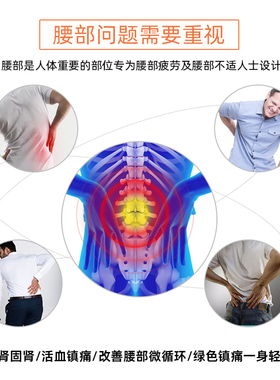 中脉立体磁场护腰带戴加腰肌劳损腰锥椎间盘突出镇痛男女四季通用