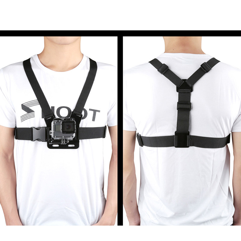 适用于GoPro胸带10/9/8/7/6运动相机胸带肩带 胸前拍摄固定绑带