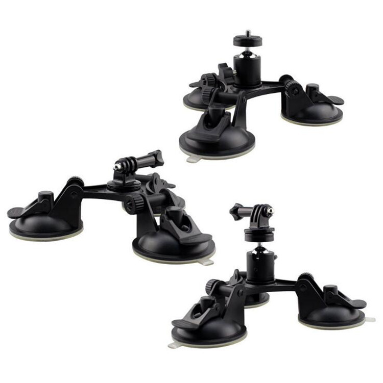 适用于gopro 9/8/7/6 INSTA360ONEx2/R配件汽车吸盘磁吸固定支架 - 图3