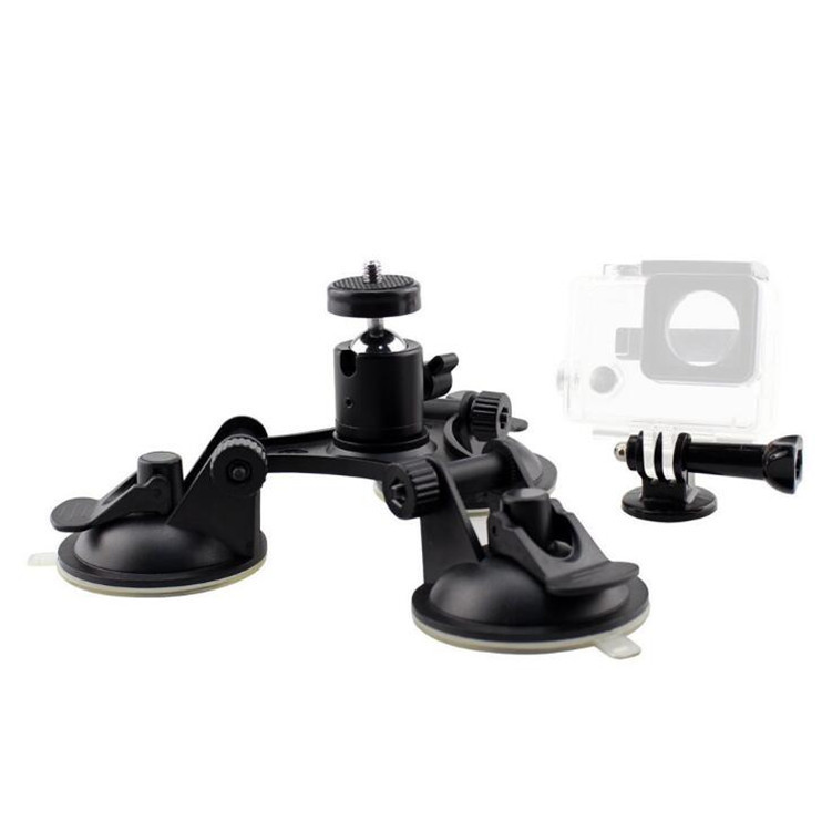 适用于gopro 9/8/7/6 INSTA360ONEx2/R配件汽车吸盘磁吸固定支架 - 图0