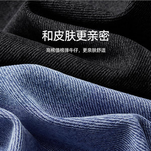 逸阳2024春季新款牛仔老爹裤直筒宽松九分高腰显瘦哈伦裤萝卜裤子