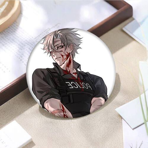 鬼灭之刃不死川实弥立牌流沙周边麻徽章亚克力砖学生礼物谷子套装 - 图2