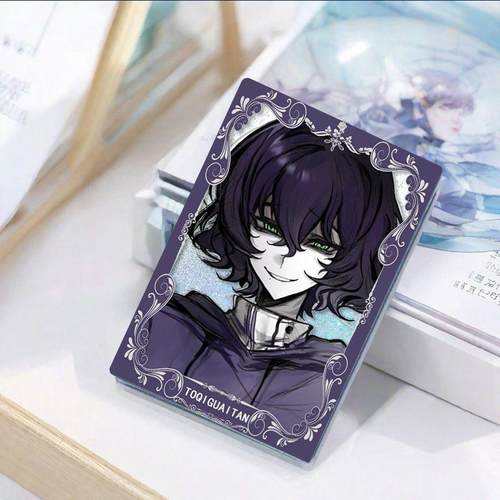 头七怪谈尤九九周边流沙麻将吧唧礼物亚克力咕卡徽章摆件 - 图0