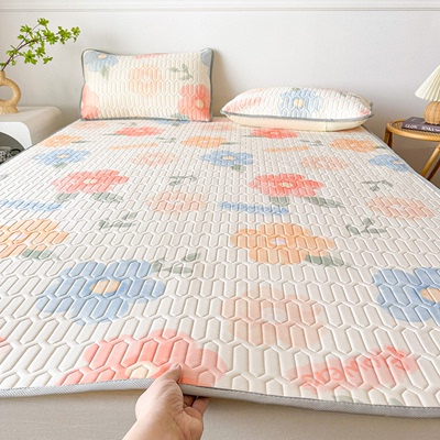 俞兆林a类夏季冰丝乳胶凉席三件套2026家用空调席学生宿舍软席子