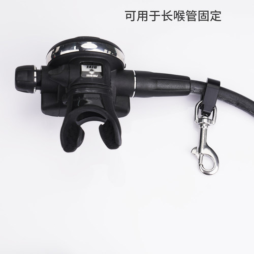 waterscuba潜水二级头快卸扣BC呼吸调节器管夹低压管固定挂钩配件 - 图3