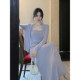 SYT homemade wool tube top skirt knitted suit skirt