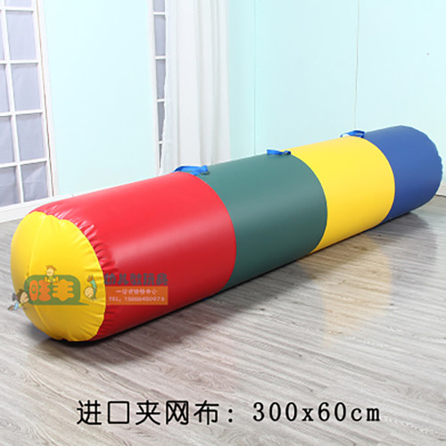 拍打桶早教中心教具玩具儿童软体组合体能训练节奏桶 圆柱骑士柱 - 图1