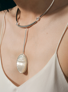 UNIOLOGE优霓18K金锆石锁骨链