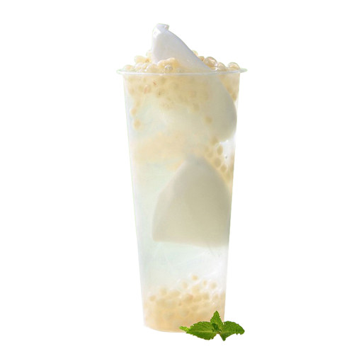 700ml奶茶杯子一次性带盖500ml磨砂注塑杯u型塑料杯透明光杯商用 - 图3