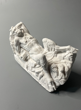 潘神石膏像香薰石膏复古书房摆件