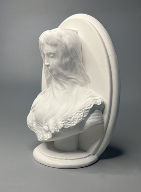 雕塑石膏扩香石复古书房高级摆件