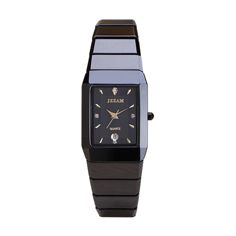 时尚陶瓷方形女士2020新款石英表 爵帅诺曼帝自营店国产腕表