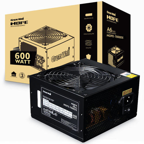 长城电源额定500W 600W 650W HOPE-7000DS台式机电脑电源双8PIN - 图3