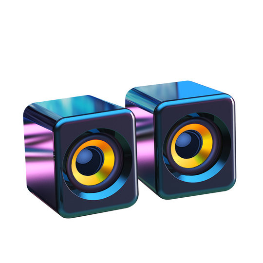 高音质小型台式电脑音箱笔记本家用迷你有线音响大音量超重低音炮