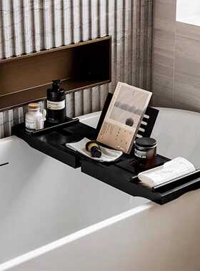 防滑可伸缩酒店浴缸置物架收纳