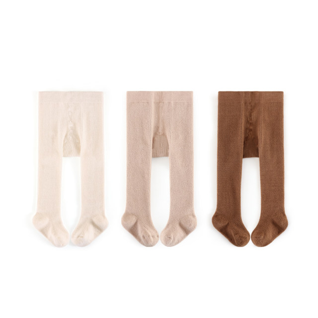 Nemobaby leggings ດູໃບໄມ້ລົ່ນແລະລະດູຫນາວເດັກນ້ອຍຫນາແຫນ້ນຖົງຕີນຂອງເດັກນ້ອຍແມ່ຍິງສີແຂງ pantyhose ເດັກນ້ອຍບວກກັບ velvet