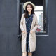 Mid-length knitted cardigan for women 2025 spring new style loose sweater women's top long-sleeved v-neck lazy over-the-knee jacket