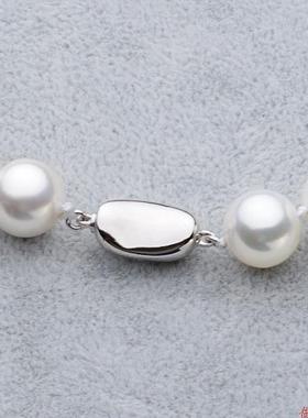 天然贝珠水晶球项链珍珠母贝强光