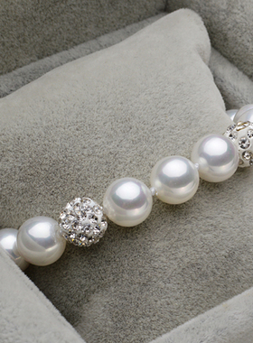 轻奢花式贝珠女极简风高级感手链