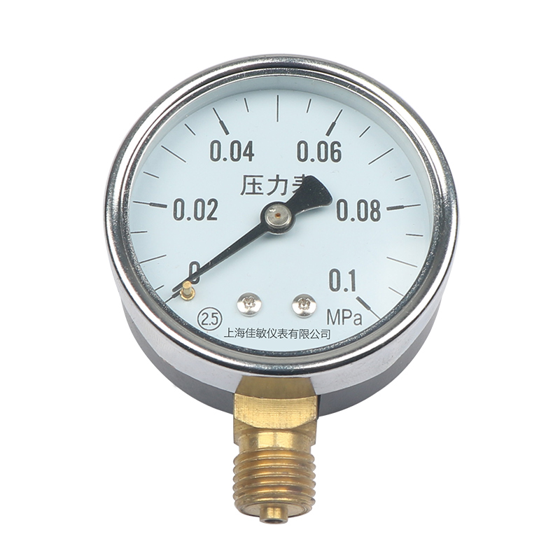 Y-60普通径向压力表0-0.16MPA(全规格) 水压表 气压表 微压表佳敏 - 图3