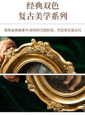 欧式复古做旧树脂挂墙挂件客厅玄关组合相框浮雕宫廷风装饰摆件