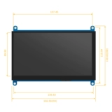 TFTLCD DISPLAY 7 -INCH HDMI Raspberry Pi Экран Поддержка Mini Portable PC Регулируемый видеоплеер