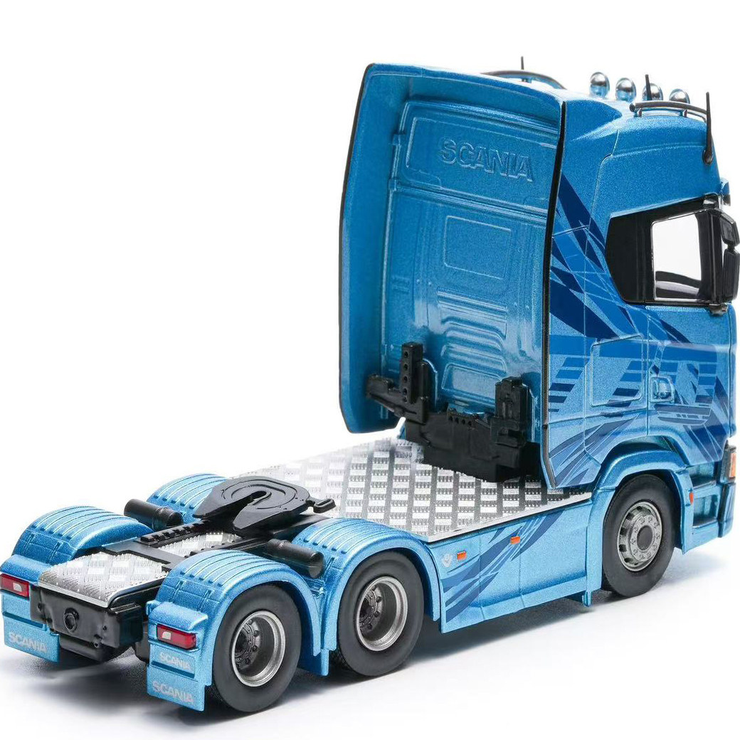 【安妮预售】麦思迪1:64斯堪尼亚蓝色拖车头静态模型,淘宝优惠券,粉丝福利购,淘宝优惠卷