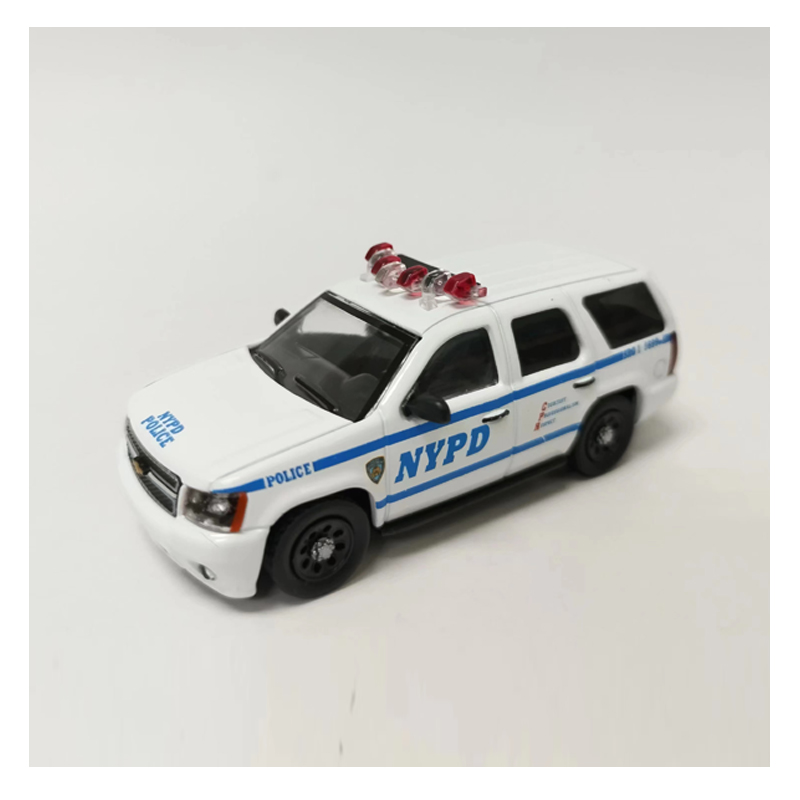 596 Model 1:64雪佛兰面包车 CHP NYPD LAPD警车 DHL合金车模-图3