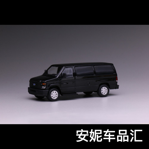 1/64 596 福特E350 黑色 nypd纽约 合金小汽车模型 - 图3