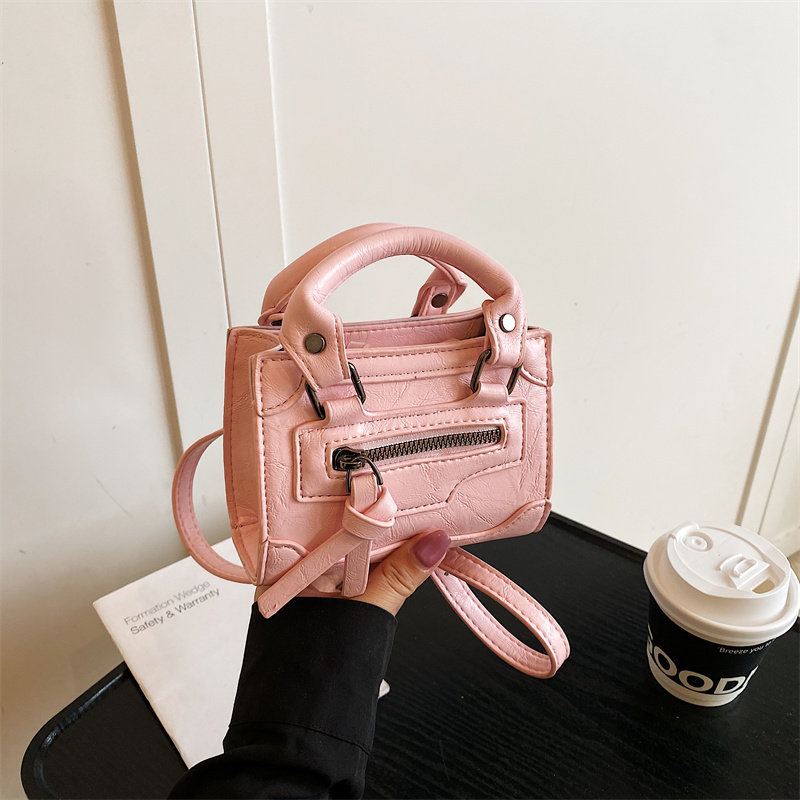 限定脏脏粉巴黎复古机车辣妹迷你小方包女单肩手提斜挎包,淘宝优惠券,粉丝福利购,淘宝优惠卷