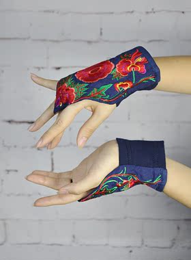 民族风复古保暖手镯