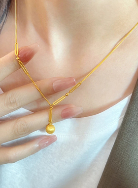 有球必应项链锁骨链