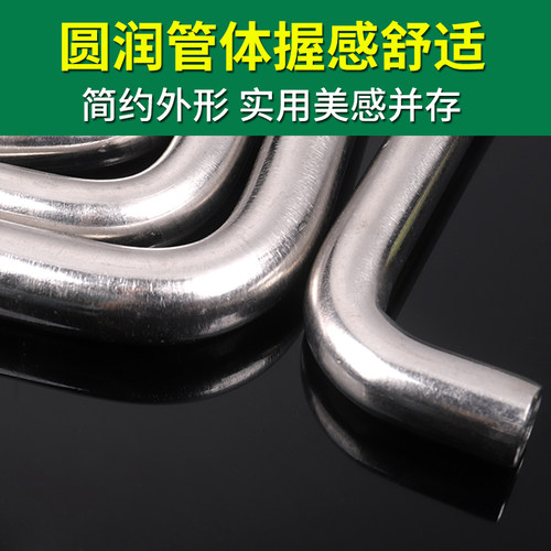 304不锈钢实心把手定做任意规格手简约橱柜抽屉衣柜门把手小拉手 - 图1