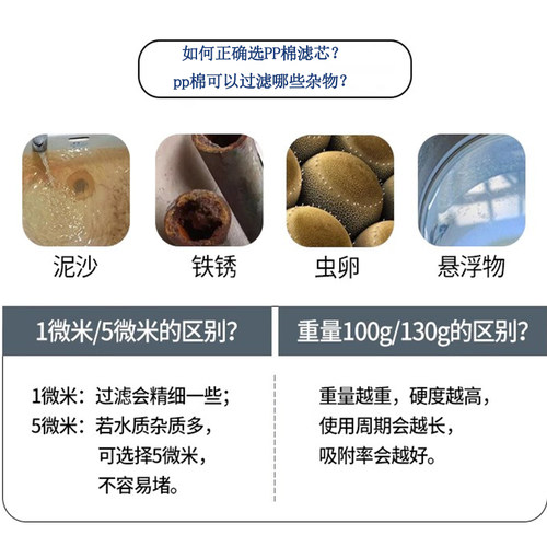 15个包邮净水器滤芯10寸前置过滤器pp棉ro纯水净水机通用滤芯耗材 - 图2