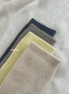 加厚保暖纯羊绒手套护腕小腿袜套