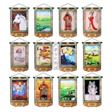 Монгольская картина Монгольская ручная ручная ручная ручная ручная ручная ручная ручная работы на рисунок Монгольский обеденный ресторан