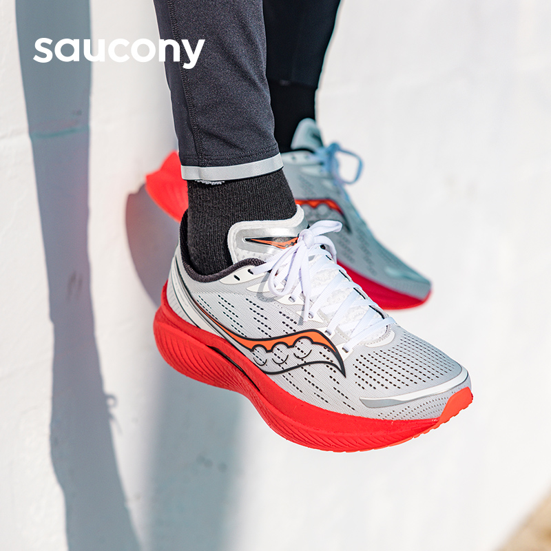 Saucony索康尼新款ENDORPHIN SPEED啡速3跑步鞋竞速透气男运动鞋-图0