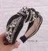 Hàn Quốc mùa thu và mùa đông mới ngọc trai ren giữa nút rộng vành tóc đầu tiara thời trang headband phụ kiện tóc kẹp tóc - Phụ kiện tóc băng đô rửa mặt Phụ kiện tóc