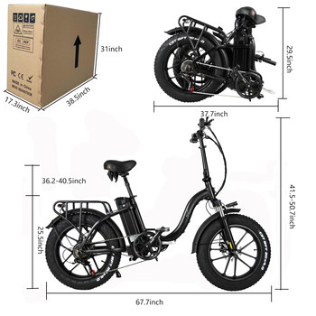 Snow and beach folding electric bicycle lithium battery scooter double bicycle off-road power-assisted battery car 20 inches